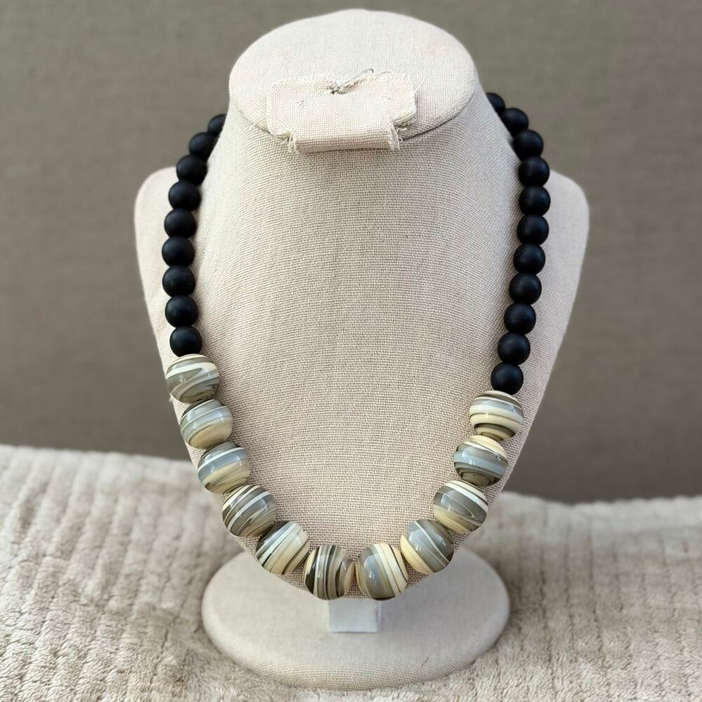Marina e Susanna Sent Italian Artisan Murano Glass & Multimedia Beaded Necklace
